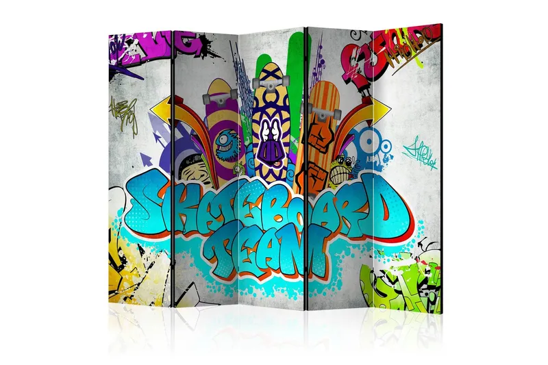 Rumsavdelare - Skateboard team II 225x172 - Artgeist sp. z o. o. — Artgeist sp. z o. o.