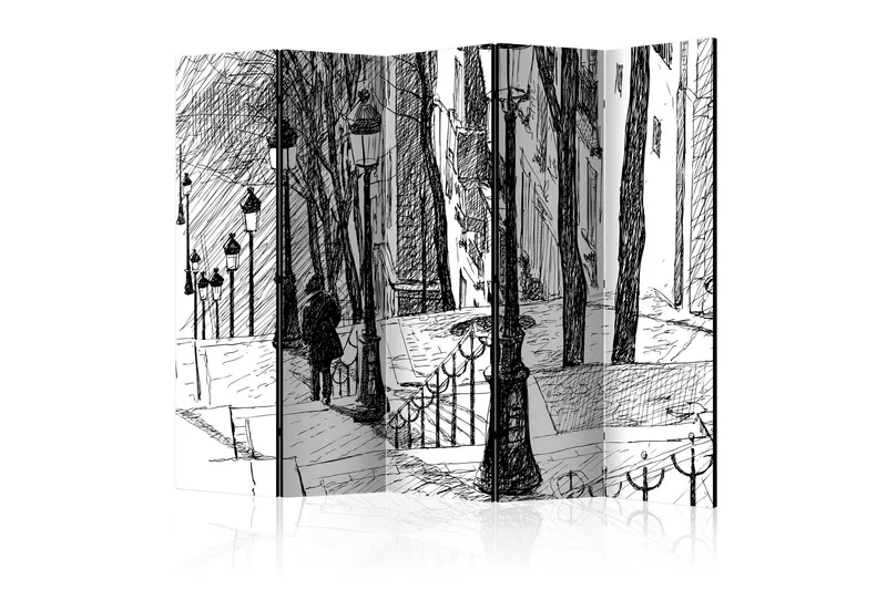 Rumsavdelare - stairs - Montmartre II 225x172 - Artgeist sp. z o. o. — Artgeist sp. z o. o.