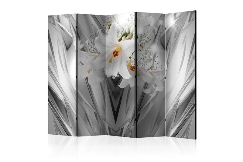 Rumsavdelare - Steel Lilies II 225x172 - Artgeist sp. z o. o. — Artgeist sp. z o. o.