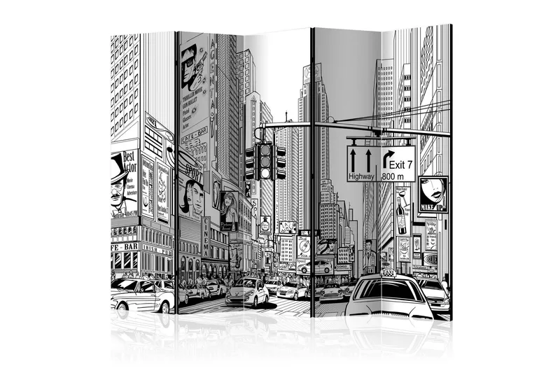 Rumsavdelare - Street in New York city II 225x172 - Artgeist sp. z o. o. — Artgeist sp. z o. o.