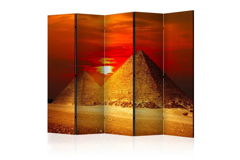 Rumsavdelare - The Giza Necropolis - sunset II 225x172 - Artgeist sp. z o. o. — Artgeist sp. z o. o.