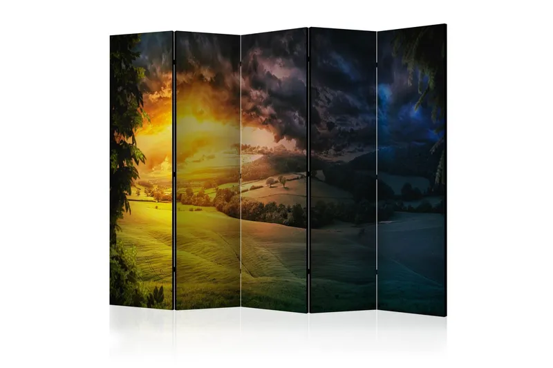 Rumsavdelare Twilight over the Valley II 225x172 cm - Artgeist sp. z o. o. — Artgeist sp. z o. o.