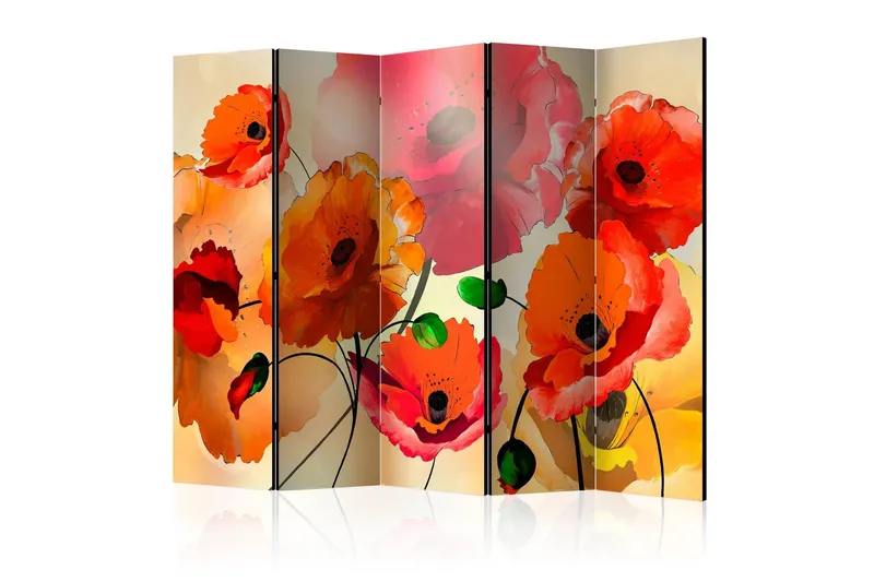 Rumsavdelare Velvet Poppies 225x172 - Artgeist sp. z o. o. — Artgeist sp. z o. o.