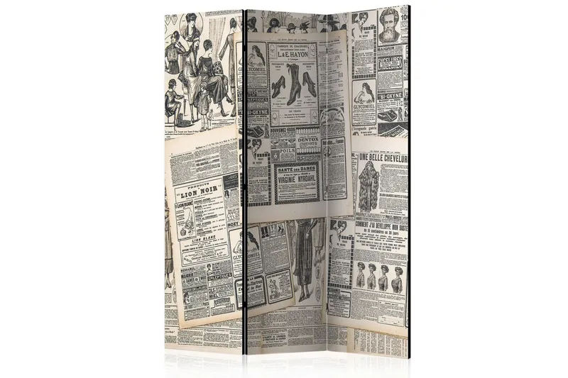 Rumsavdelare Vintage Newspapers 135x172 - Artgeist sp. z o. o. — Artgeist sp. z o. o.