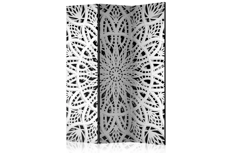Rumsavdelare White Mandala 135x172 - Artgeist sp. z o. o. — Artgeist sp. z o. o.