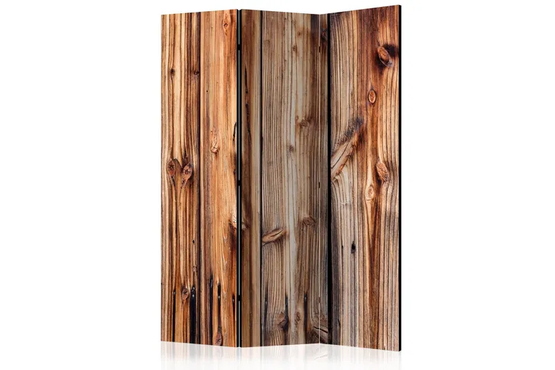 Rumsavdelare - Wooden Chamber 135x172 - Artgeist sp. z o. o. — Artgeist sp. z o. o.