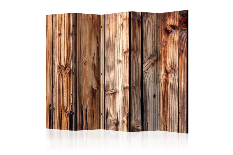 Rumsavdelare - Wooden Chamber II 225x172 - Artgeist sp. z o. o. — Artgeist sp. z o. o.