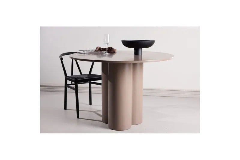 Runt matbord Olivia - Brun, 110x76 — Brun, 110x76