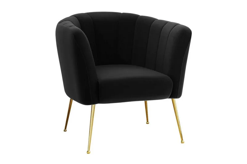 Rushmore Fåtölj Black/Gold