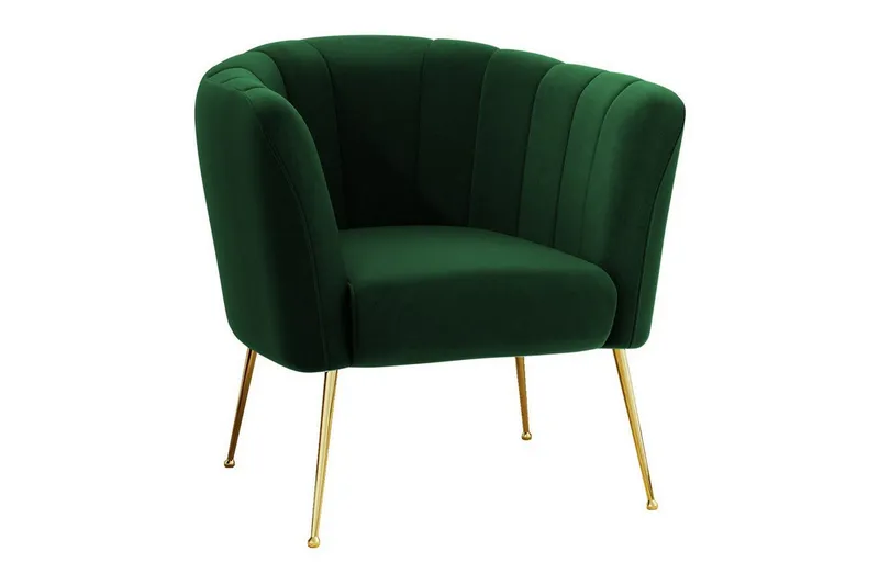 Rushmore Fåtölj Dark green/Gold