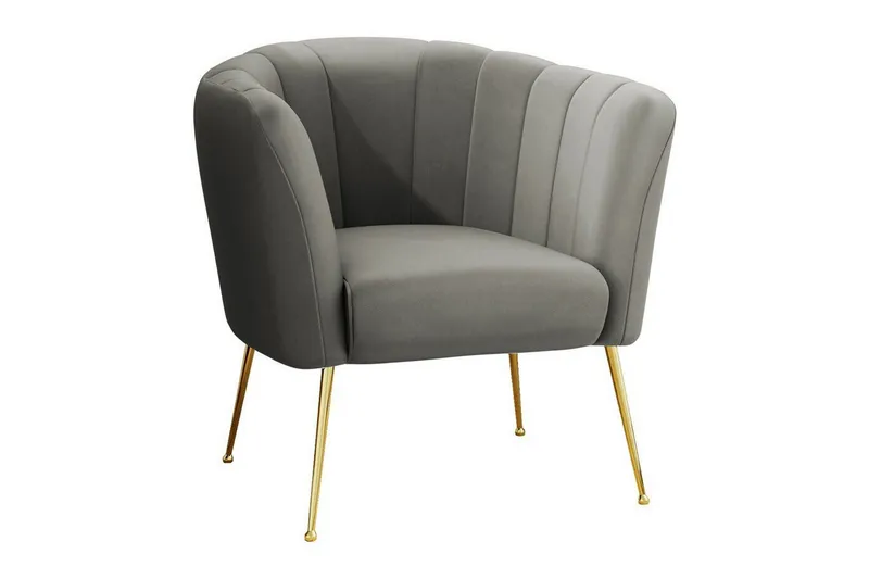 Rushmore Fåtölj Grey/Gold
