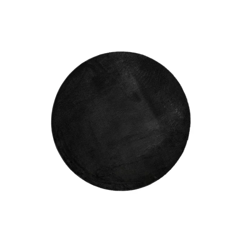 Ryamatta Heaven Rund - 200x200 cm, Svart — KM Home