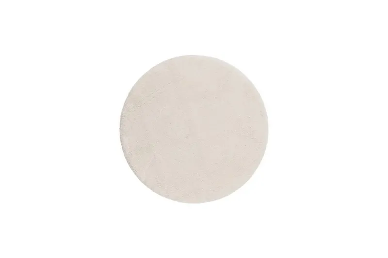 Ryamatta Royal Deluxe Rund - 120x120 cm, Creme — KM Home