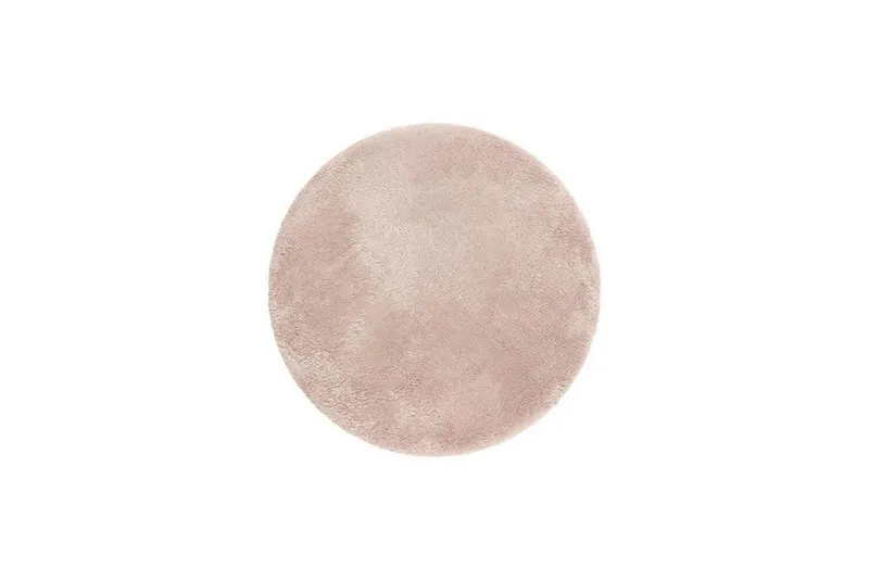 Ryamatta Royal Deluxe Rund - 120x120 cm, Dusty Pink — KM Home