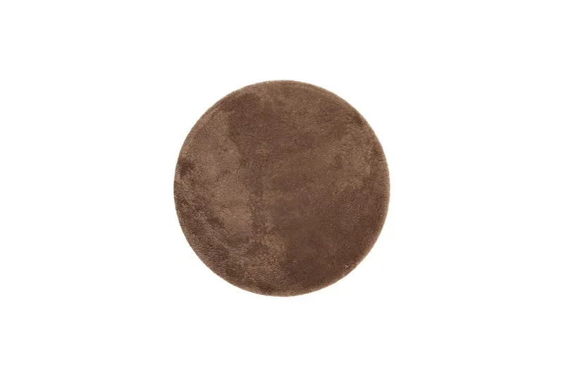 Ryamatta Royal Deluxe Rund - 120x120 cm, Mocca — KM Home