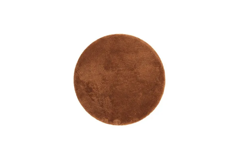 Ryamatta Royal Deluxe Rund - 160x160 cm, Terracotta — KM Home