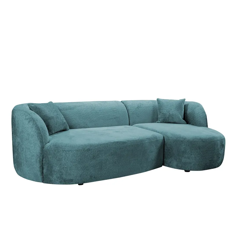 Rylian 3-sits Soffa med divan - blågrön — blågrön