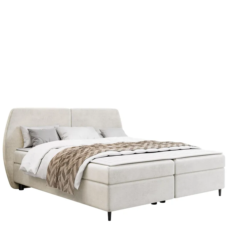 Rynricon Sängpaket Kontinentalsäng 140x200 cm - Vit — Vit