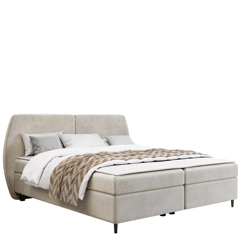 Rynricon Sängpaket Kontinentalsäng 160x200 cm - Beige (Art.nr 3111744) — Beige