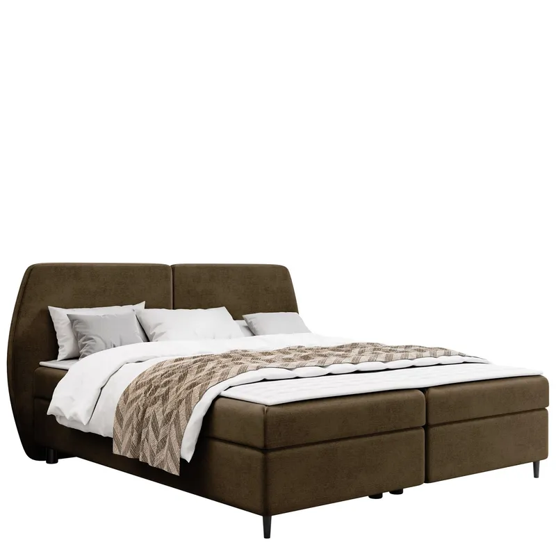 Rynricon Sängpaket Kontinentalsäng 160x200 cm - Brun — Brun