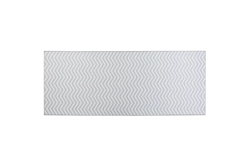 Saikheda Gångmatta 80x200 cm - Svart/Vit — Svart/Vit