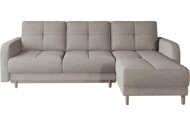 Saimon Bäddsoffa m. Divan med Förvaring 3-sits - Beige (Art.nr 1722259) — Beige