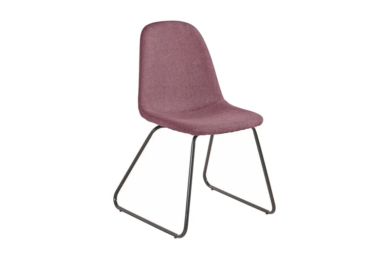 Saira Köksstol 2-pack - Rosa/Metall — Loft24