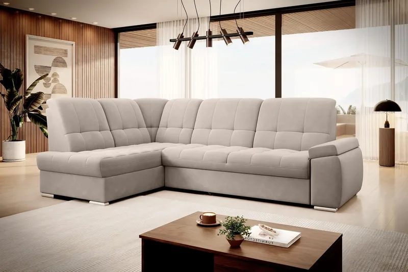 Sajana Bäddsoffa m. Schäslong 3-sits - Beige (Art.nr 1722515) — Beige