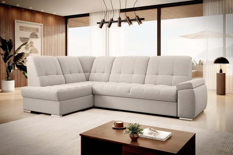 Sajana Bäddsoffa m. Schäslong 3-sits - Beige (Art.nr 1722488) — Beige