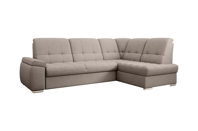 Sajana Bäddsoffa m. Schäslong 3-sits - Grå (Art.nr 1722565) — Grå