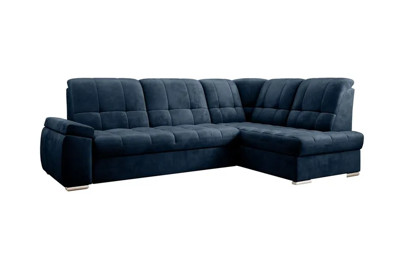 Sajana Bäddsoffa m. Schäslong 3-sits - Mörkblå (Art.nr 1722547) — Mörkblå