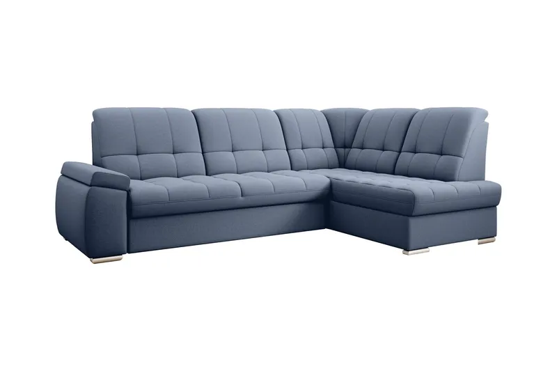 Sajana Bäddsoffa m. Schäslong 3-sits - Mörkblå (Art.nr 1722553) — Mörkblå