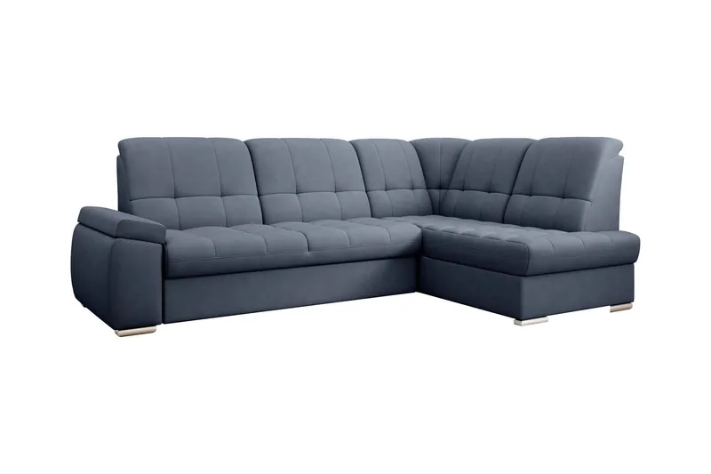 Sajana Bäddsoffa m. Schäslong 3-sits - Mörkblå (Art.nr 1722566) — Mörkblå