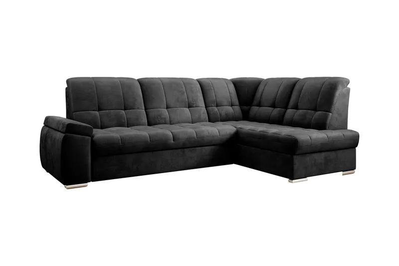 Sajana Bäddsoffa m. Schäslong 3-sits - Mörkgrå (Art.nr 1722549) — Mörkgrå