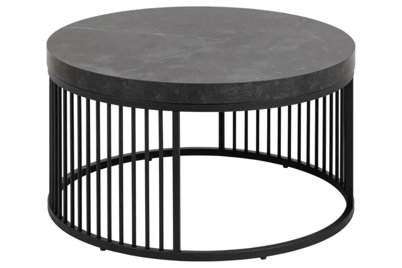 Saklani Soffbord 65 cm - Svart — Svart