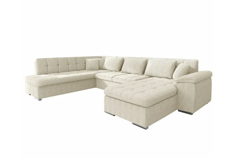 Sakri 5-sits Hörnbäddsoffa Beige (Art.nr 3023354)