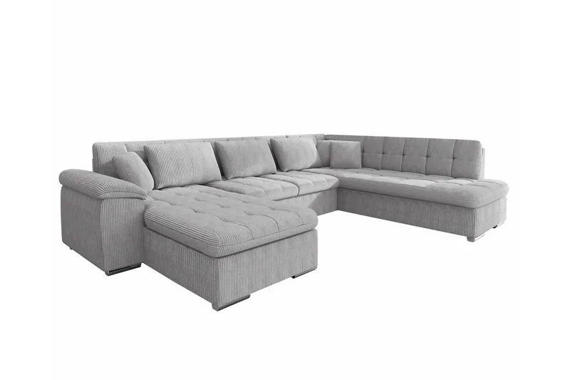 Sakri 5-sits Hörnbäddsoffa Ljusgrå (Art.nr 3023357)