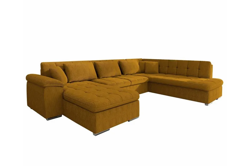 Sakri 5-sits Hörnbäddsoffa Yellow (Art.nr 3023335)
