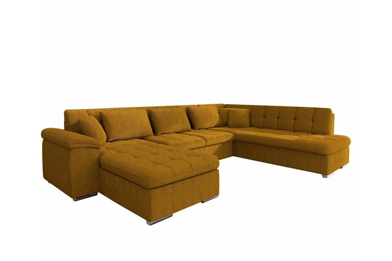 Sakri 5-sits Hörnbäddsoffa Yellow-Green