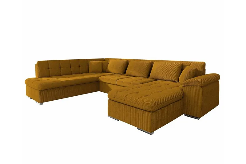 Sakri 5-sits Hörnbäddsoffa Yellow (Art.nr 3023334)