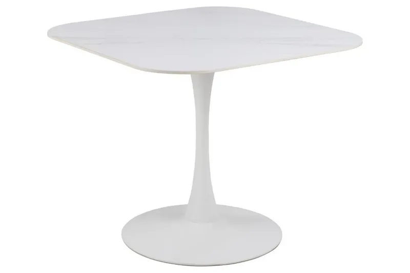 Salm Matbord 90 cm Kvadratisk - Vit — Vit