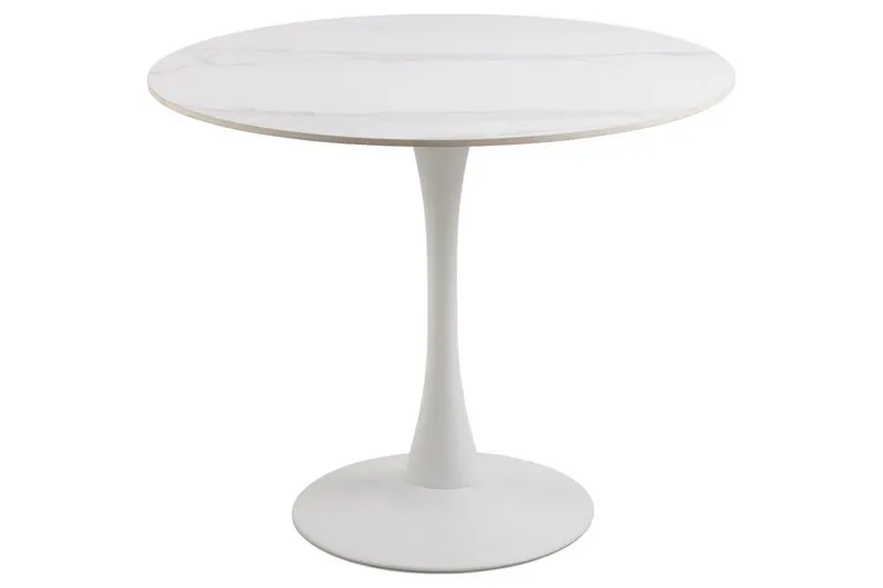 Salm Matbord 90 cm Rund - Vit — Vit