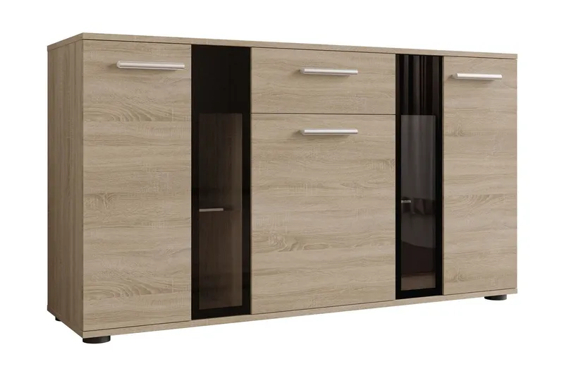 Salsa Byrå 140x40x80 cm - Beige/Grå — Beige/Grå