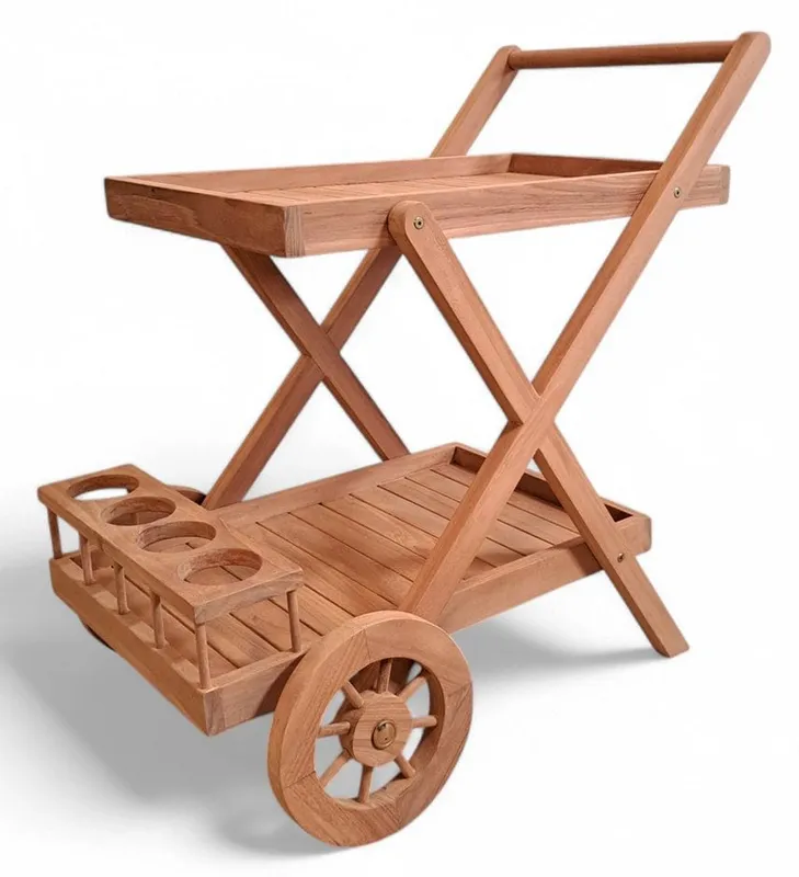Saltö serveringsvagn – Massiv teak \| Elegant och hållbar utomhusstol