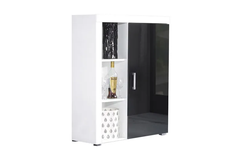 Samba Förvaringsskåp 90x35x114 cm Black