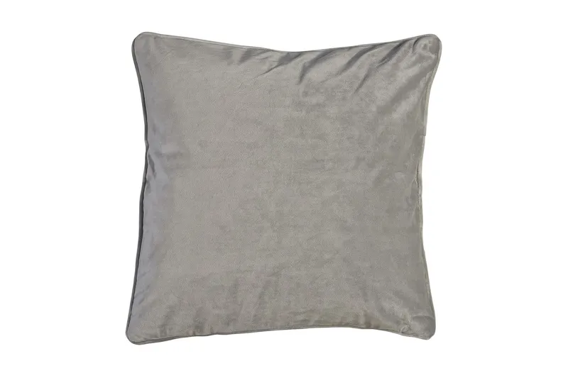 Sameta Kuddfodral 45x45 cm Sammet - Grå (Art.nr 187510) — Fondaco