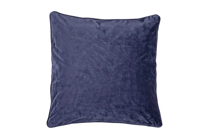 Sameta Kuddfodral 45x45 cm Sammet - Marinblå — Fondaco