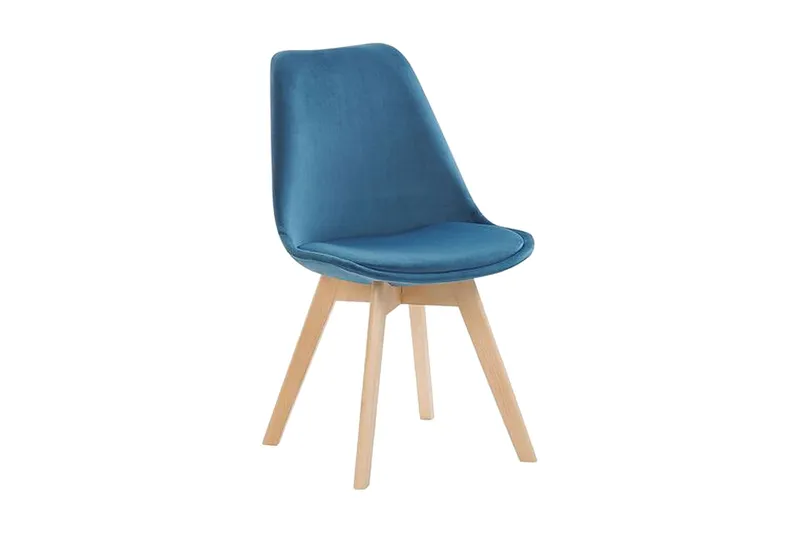 Sammetsstol Sunnegata II 2-pack - Blå — Blå