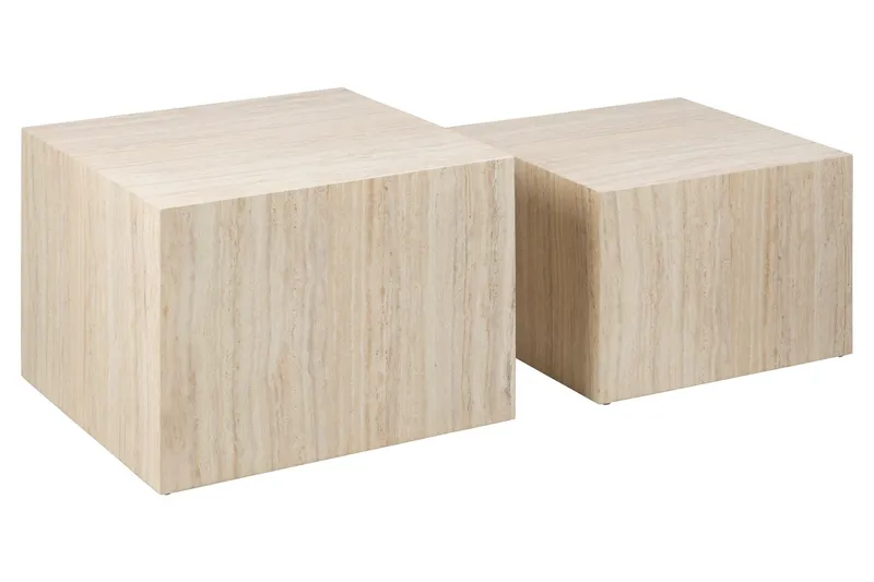 Samon Soffbord 58x58 cm - Beige — Beige