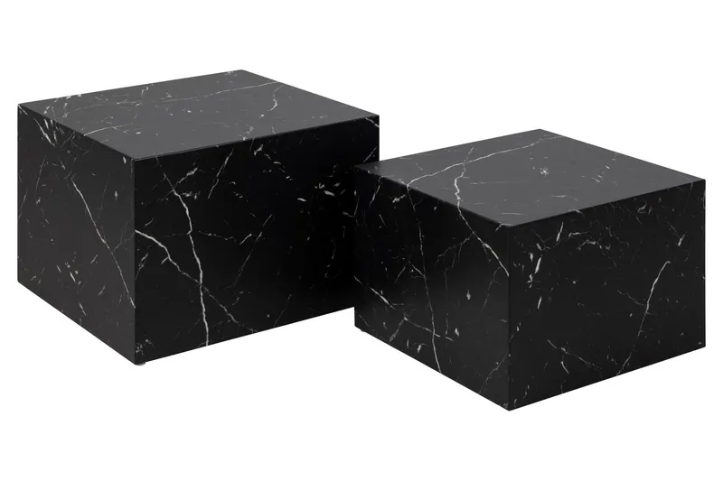 Samon Soffbord 58x58 cm - Svart — Svart